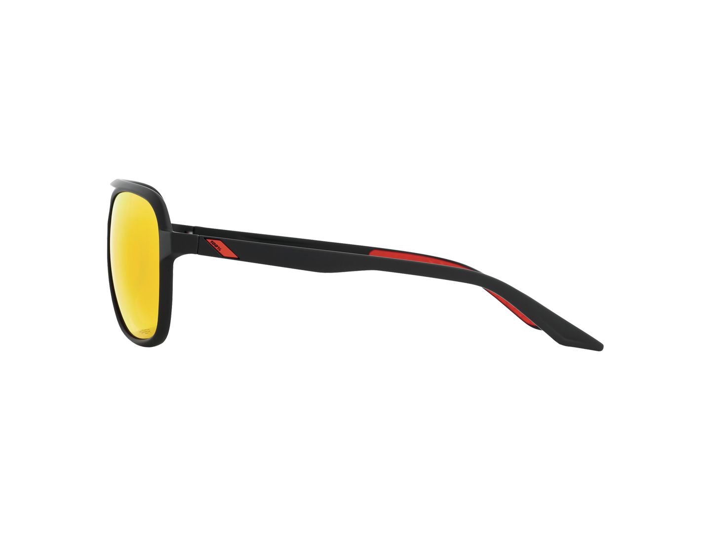 Eyewear 100% Kasia Black/HiPER Red Lens