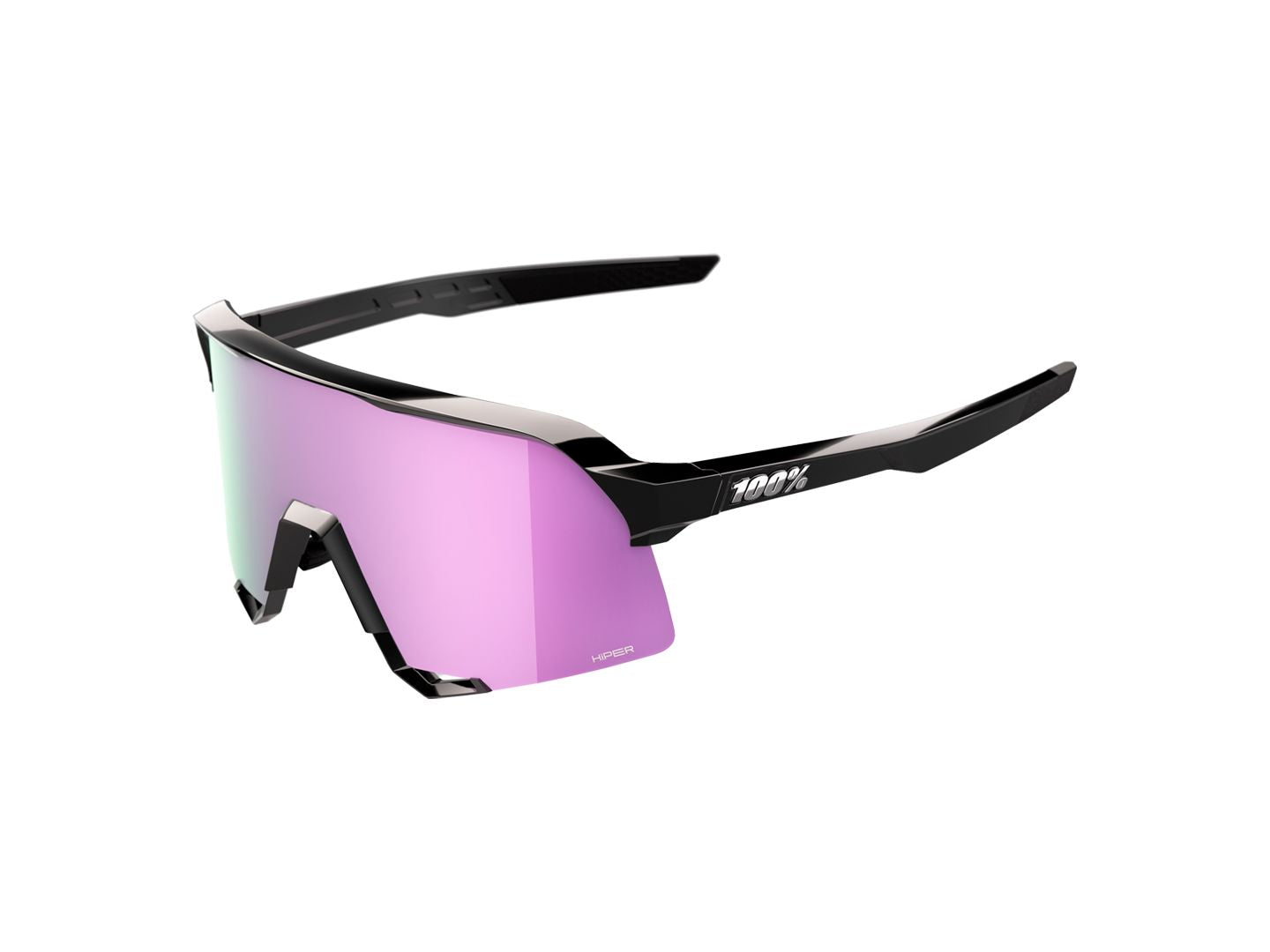 Eyewear 100% S3 Hiper Lens Black/Purple