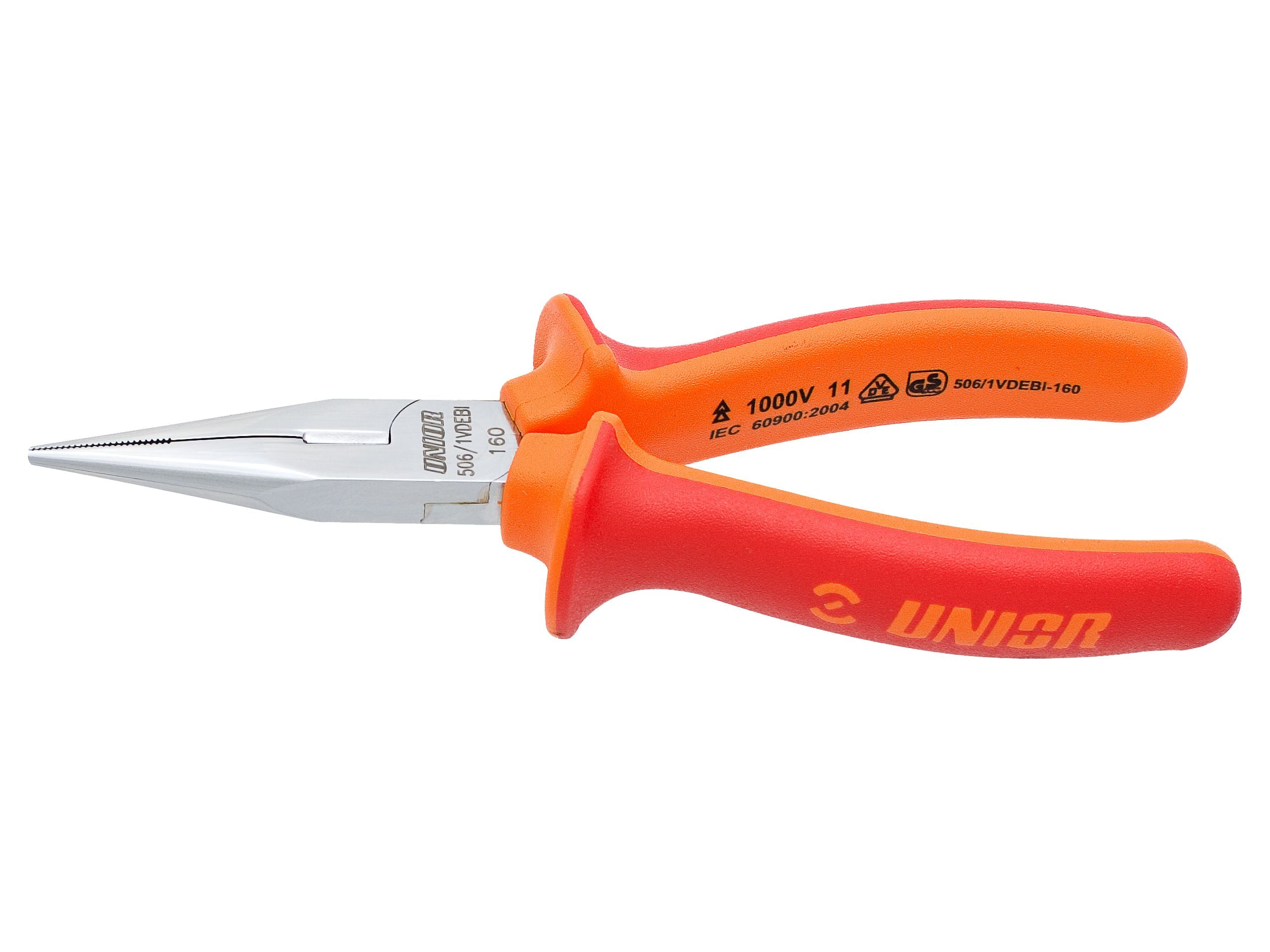 Tool Unior Long Nose Pliers w/Side Cutter