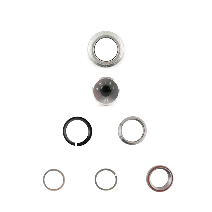 ARISE Crystal 1-1/8 Headset Integrated Complete Silver