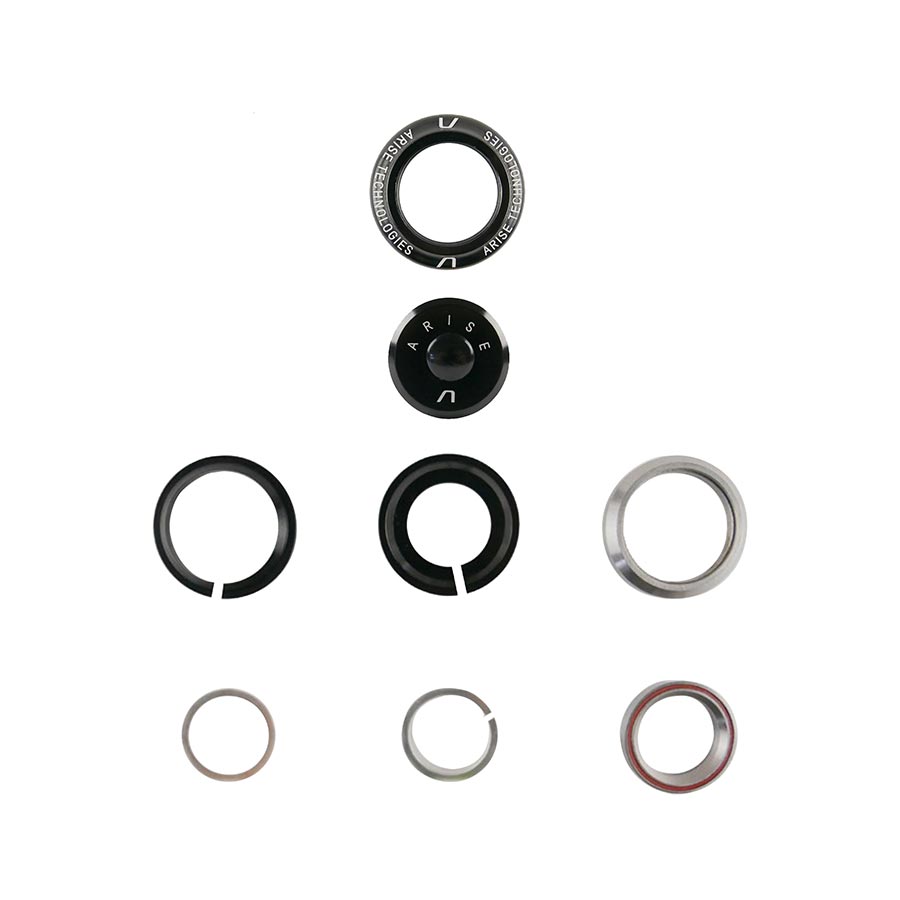 ARISE Crystal 1-1/8-1.5 Headset Integrated Complete Black