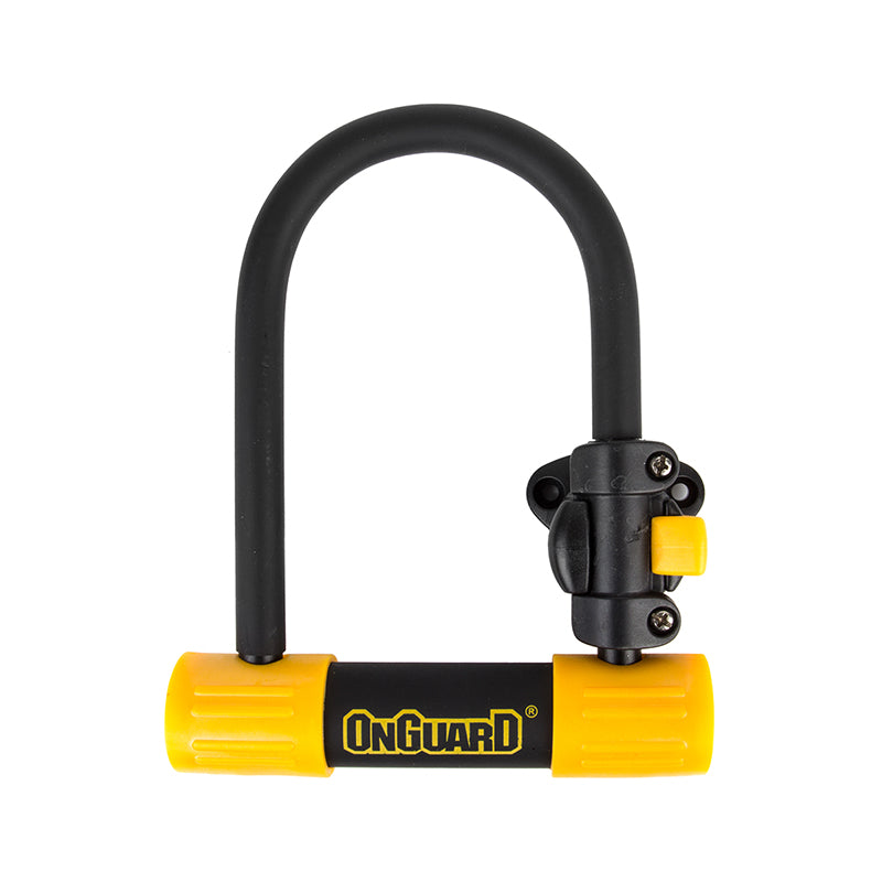 OnGuard BullDog Series U-Lock - 3.5 x 5.5" Keyed BLK/YLW Includes bracket
