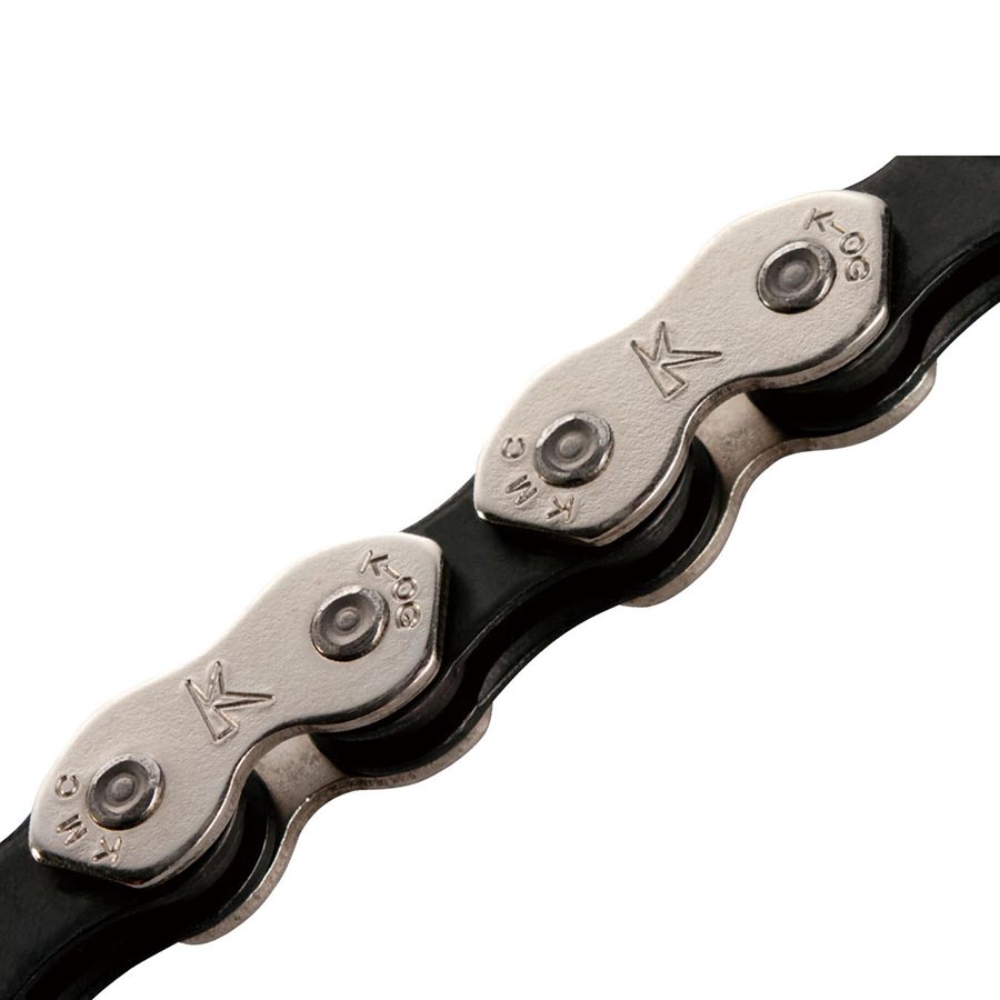 KMC K1 Kool Narrow Chain - Single Speed 3/32" 110 Links Silver/Black