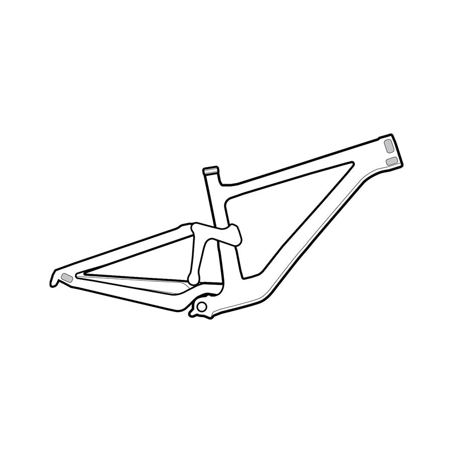 Lizard Skins Clear Protective Frame Wrap - Cable Rub Kit