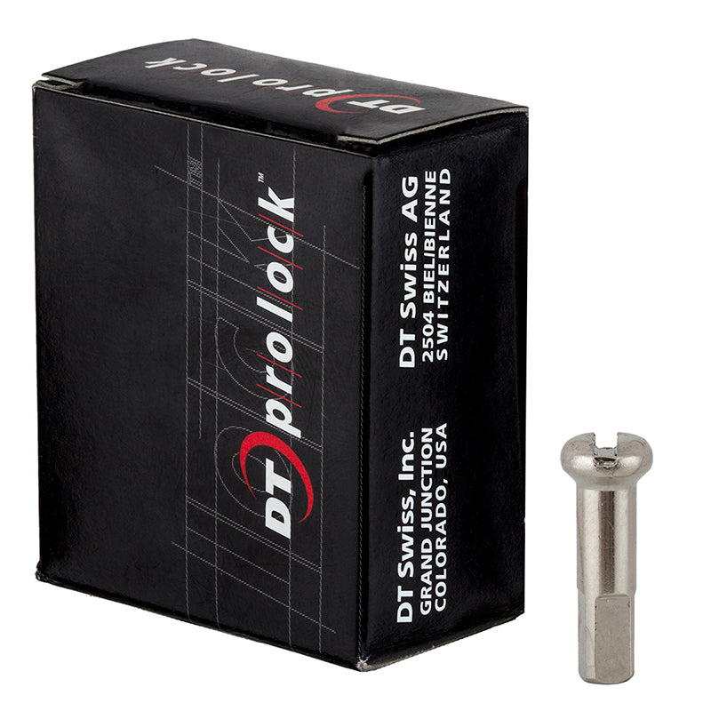 Dt swiss Pro Lock Nipples 2.0 (14G) 16mm Box of 100 Brass Silver