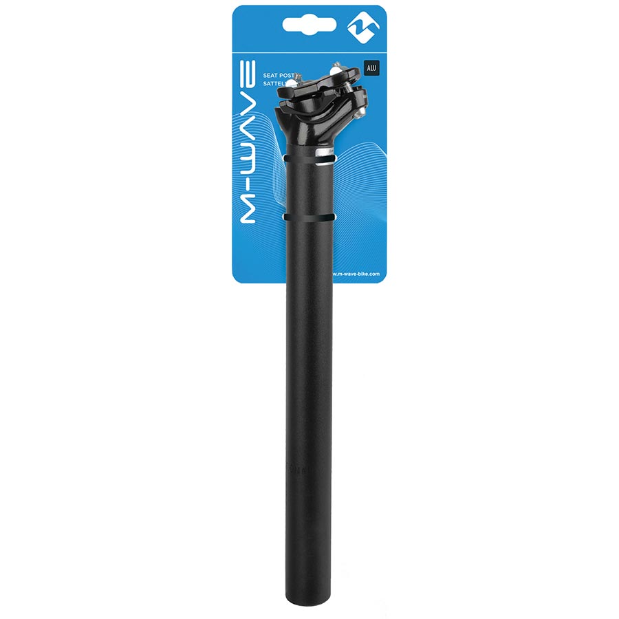 M-Wave SP-M4.1 Seatpost 30.9mm 350mm Offset: 15mm Black