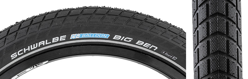 Schwalbe Big Ben Tire - 27.5 x 2 Clincher Wire Black Active SBC K-Guard
