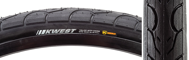 Kenda Kwest w Tire 700 x 35c - Black