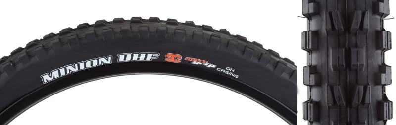 Maxxis Minion DHF Tire - 24 x 2.4 Clincher Wire Black 3C Maxx Grip DH (closeout)