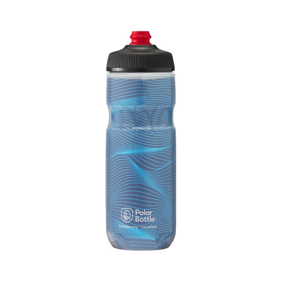 Polar Bottle Breakaway Water Bottle Jersey Knit Blue 20oz