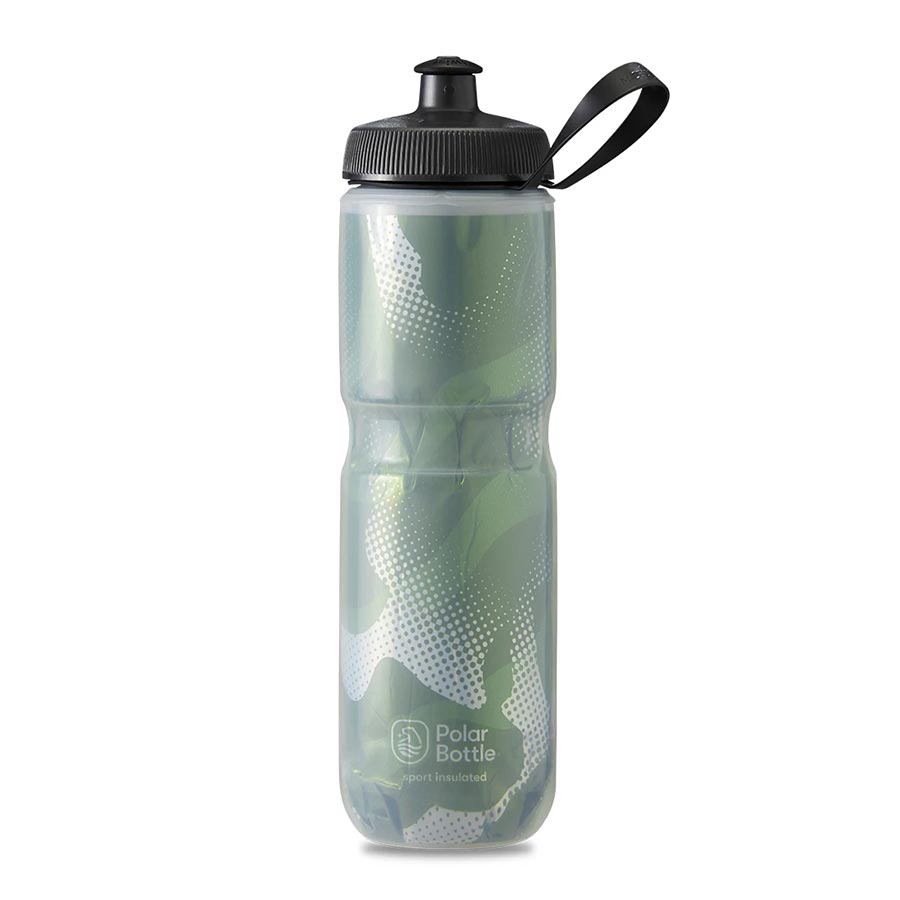 Polar Bottle Sport Insulated Bottle Olive/Silver 24oz