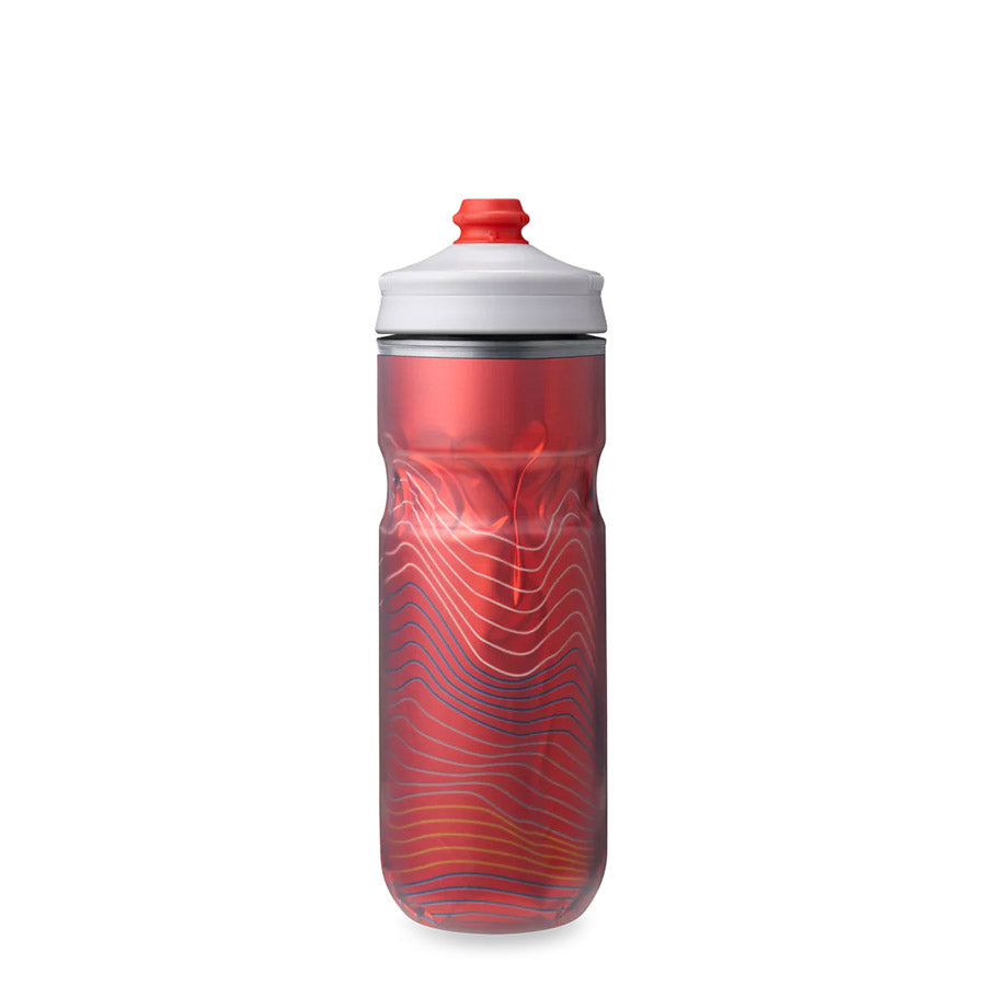 Hydrapak Polar Surge Ascent Insulated Water Bottle - 20oz Red