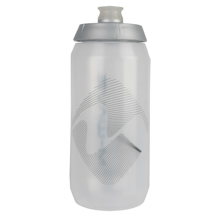 M-Wave PBO 550 Water Bottle 550ml / 19oz Black on Clear