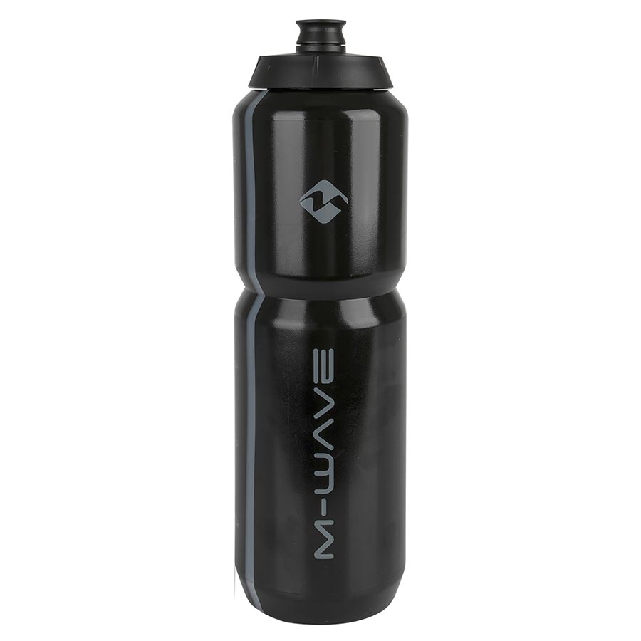 M-Wave PBO 1000 Water Bottle 1000ml / 34oz White on Black
