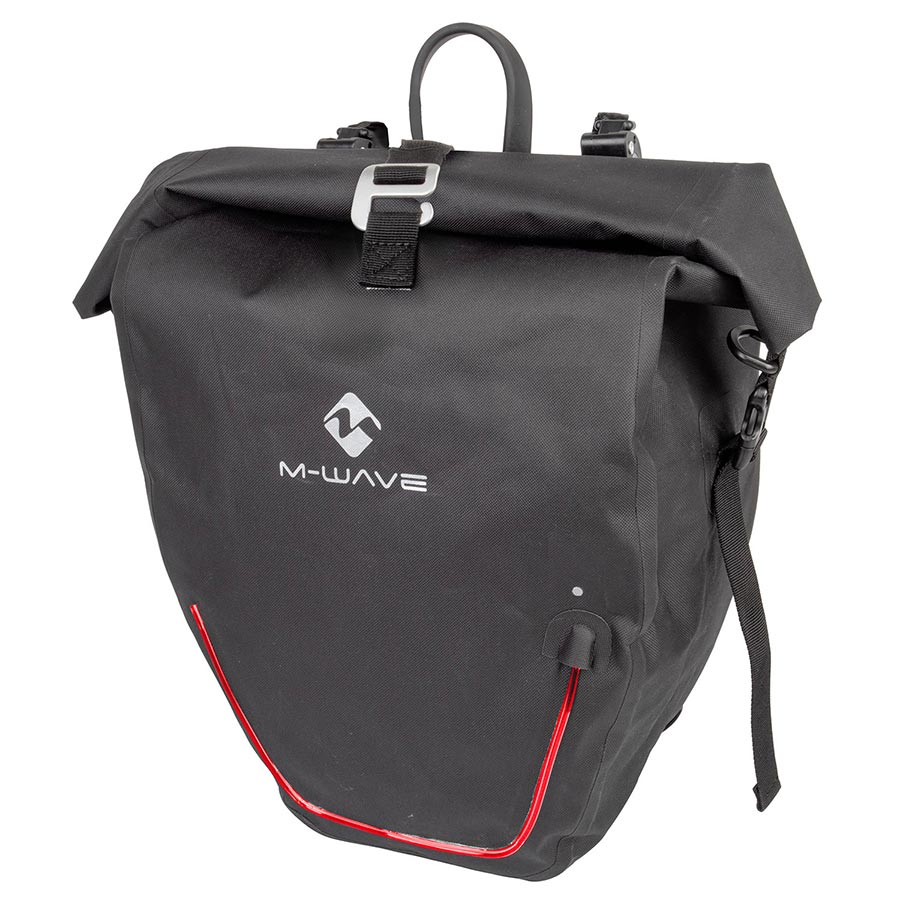 M-Wave Downtown RideBag Evident Pannier Black