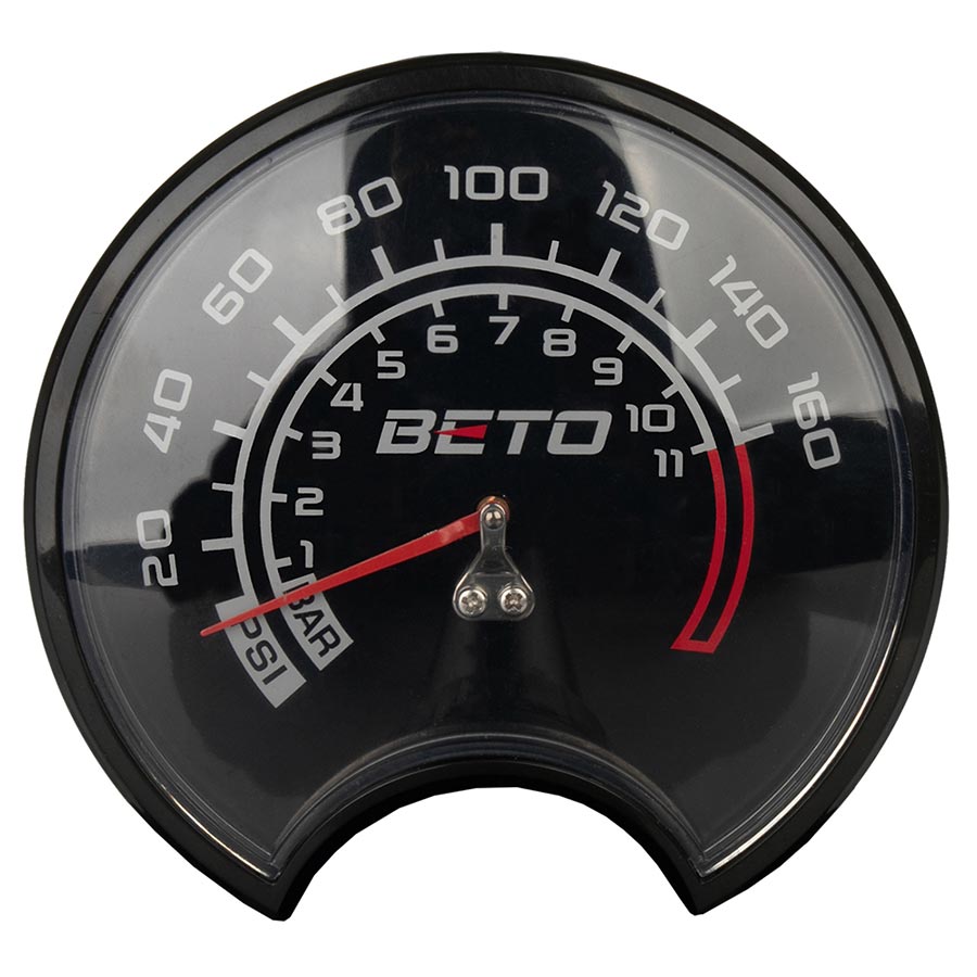 Beto 11/160 TFP Floor Pump Dual Valve Head 160psi Black