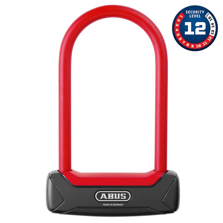 Abus Granit Plus 640 U-Lock Key 12mm 8.30cm x 15.0cm 3.3 x 5.9 Red