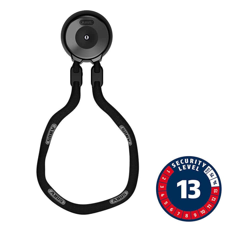 Abus 9KS/110 Wall Anchor + Chain - 3.7/110cm 9mm Links