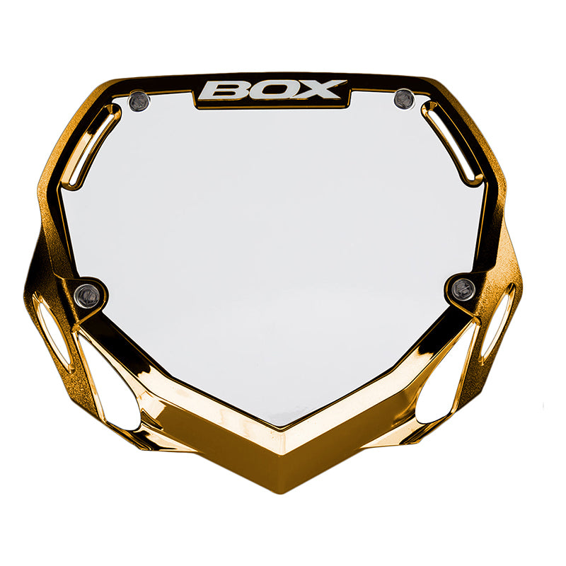 Box components Box Two Number Plate Metallic Gold Large 95g 8.25` x 9.5`