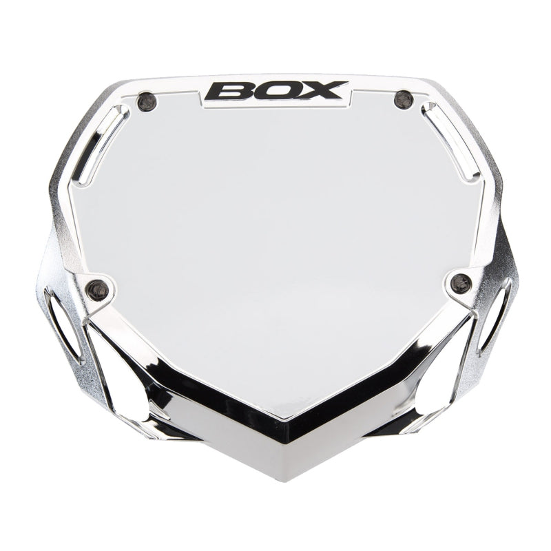 Box components Box Two Number Plate Chrome Large 95g 8.25` x 9.5`
