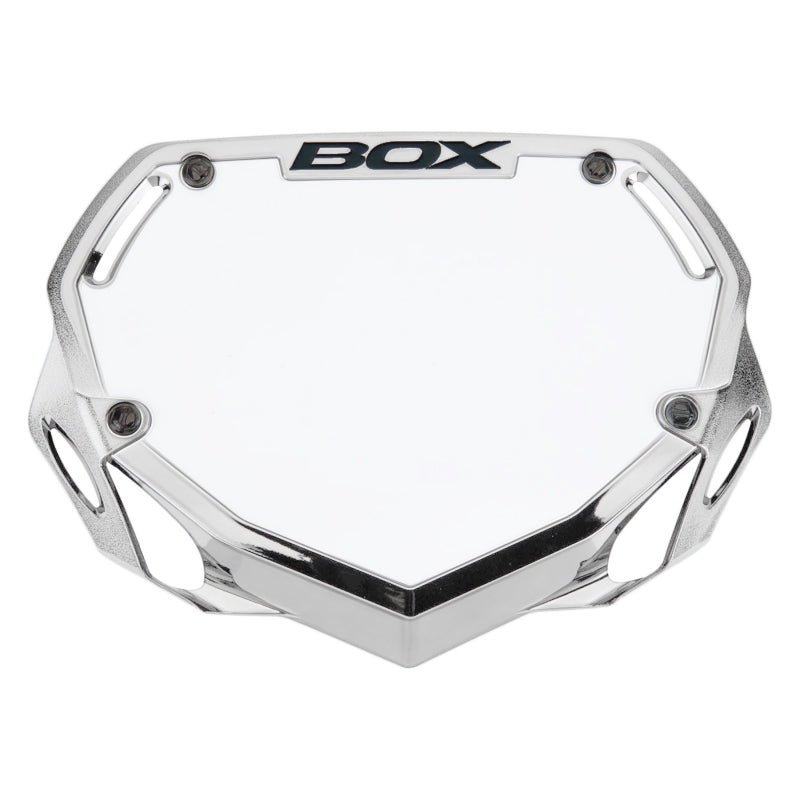 Box components Box Two Number Plate Chrome Small 73g 6.5` x 9`