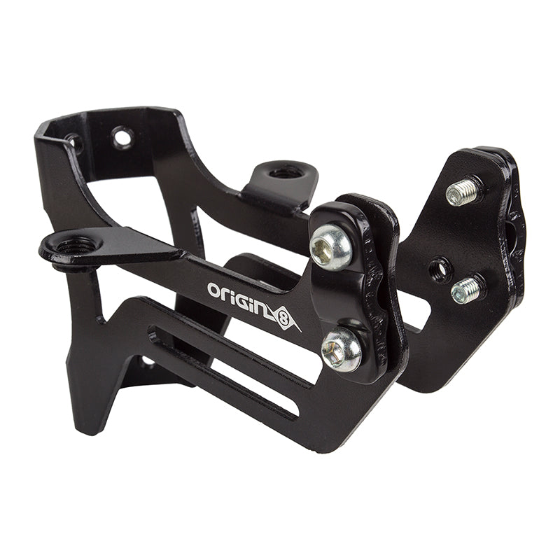Origin8 Rail Tail Saddle Storage Mount  AL6061 Black Saddle Rail