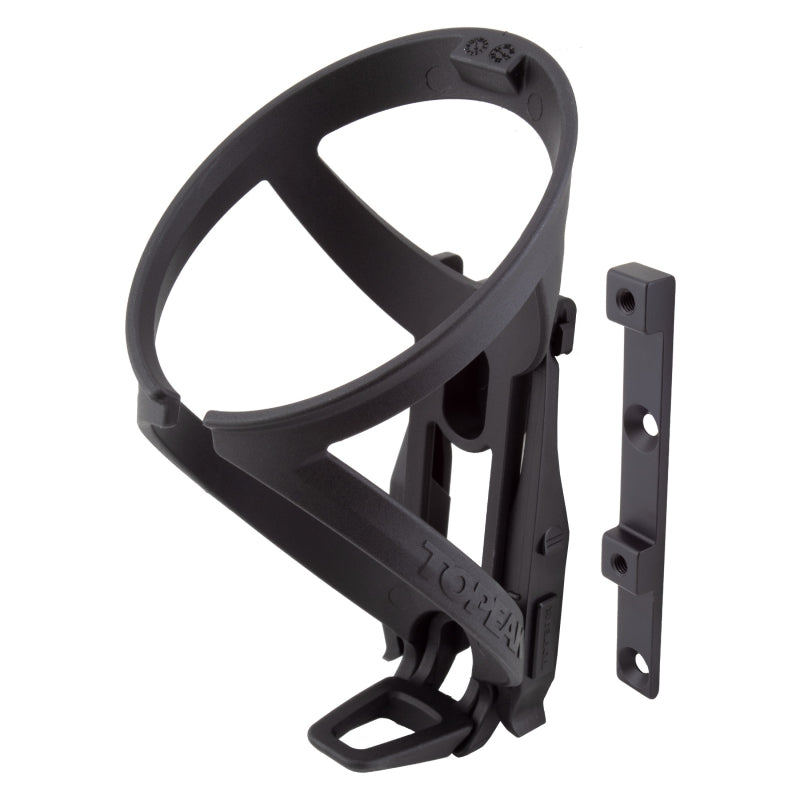 Topeak Ninja Master+ X1AJ Water Bottle Cage - QuickClick Includes Tire Levers BLK