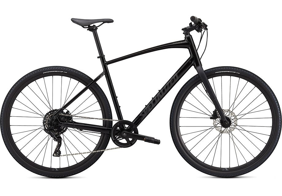 2022 Specialized sirrus x 2.0 bike gloss black / satin charcoal reflective xxs