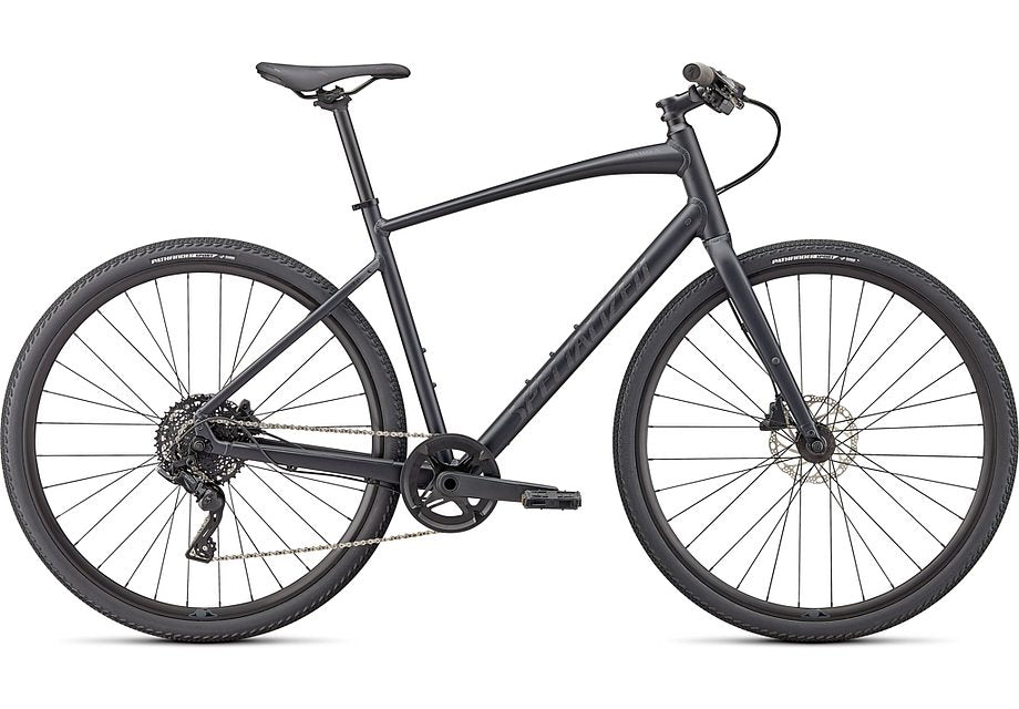 2022 Specialized sirrus x 3.0 bike satin cast black / black / satin black reflective xxs