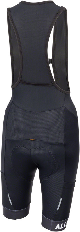 All-City Perennial Womens Cargo Bib Short - Black White 3X-Large