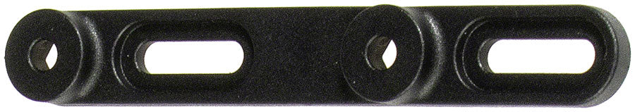 Ortlieb 64mm Water Bottle Mount Offset-Plate - Black