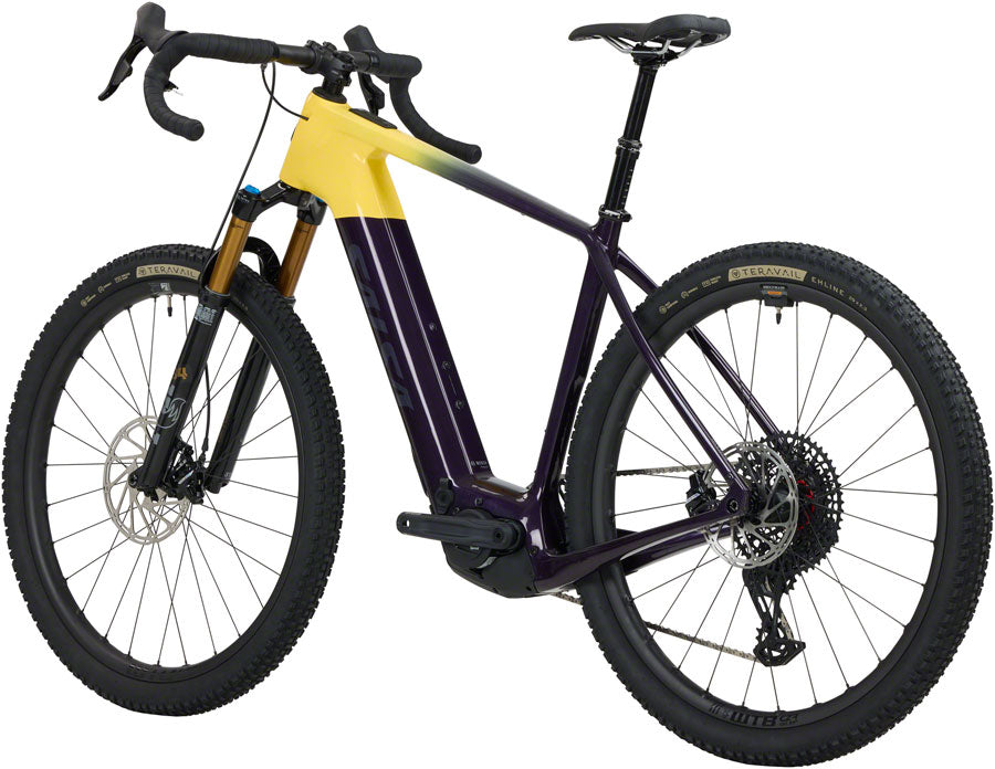 Salsa Tributary C Force XO AXS Transmission SUS Ebike - 29" Carbon Amethyst/YLW Small