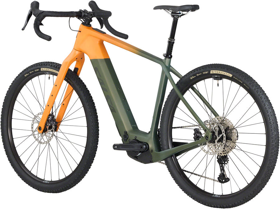 Salsa Tributary C GRX 820 Ebike - 29" Carbon Dark Pine/Terracotta Medium