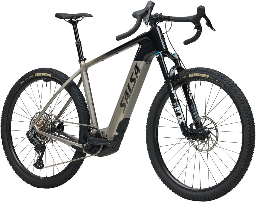 Salsa Tributary C Rival GX AXS Transmission SUS Ebike - 29" Carbon Charcoal/BLK Small