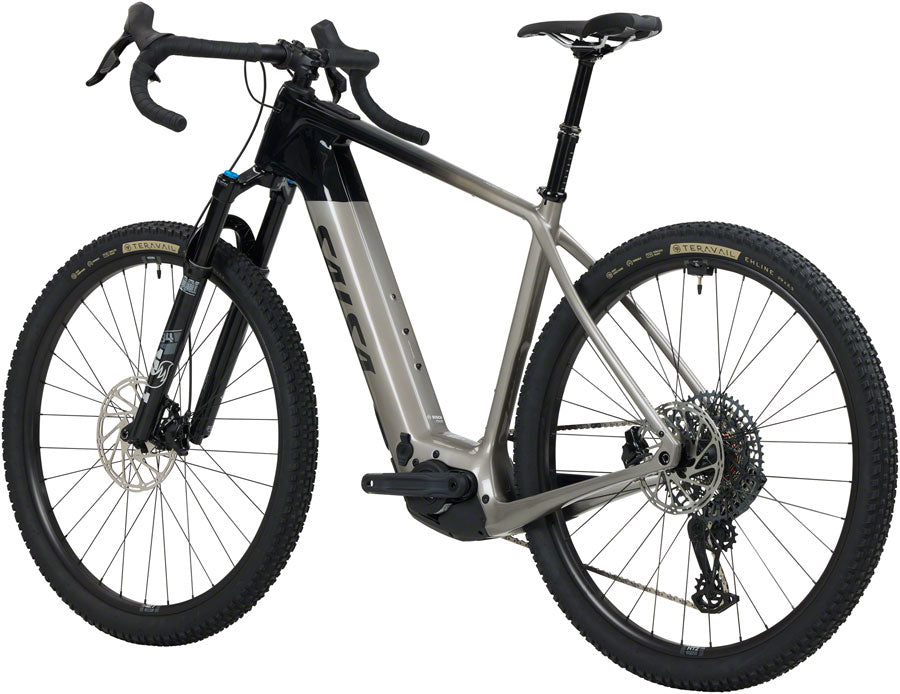 Salsa Tributary C Rival GX AXS Transmission SUS Ebike - 29" Carbon Charcoal/BLK X-Small