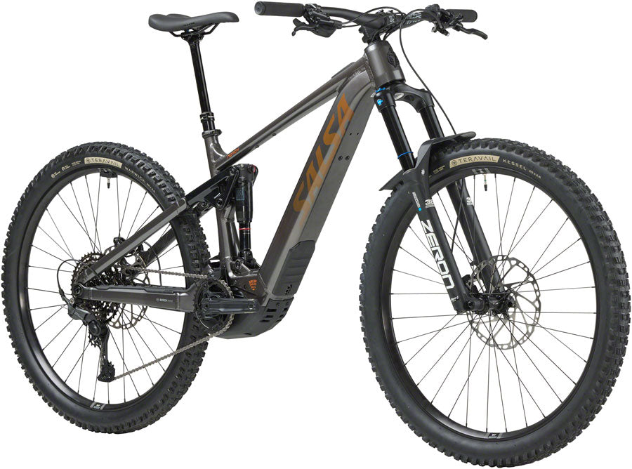 Salsa Notch Cues 10 Ebike - 29" Aluminum Charcoal Black X-Large