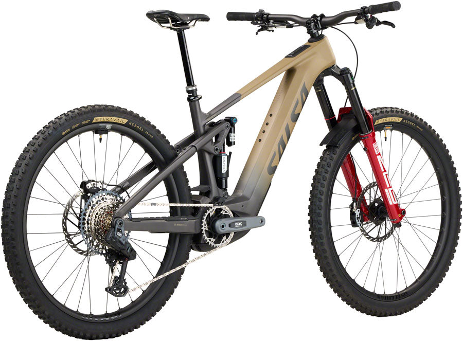 Salsa Notch C GX AXS Transmission Ebike - 29" Carbon Black / Walnut Small