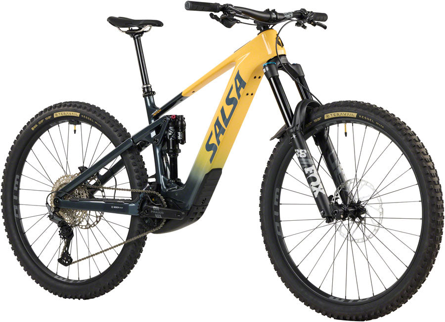 Salsa Notch C Deore 12 Ebike - 29" Carbon Slate / Apricot Medium
