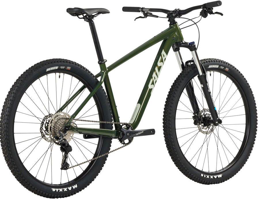 Salsa Rangefinder Deore 10 29 Bike - 29" Aluminum Dark Moss Green Small