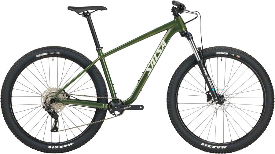 Salsa Rangefinder Deore 10 29 Bike - 29" Aluminum Dark Moss Green Medium