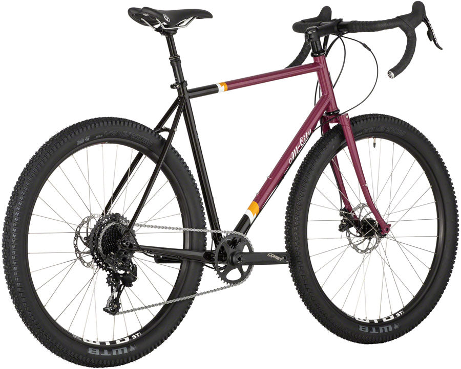 All-City Gorilla Monsoon Bike - 650b Steel APEX Charred Berry 49cm