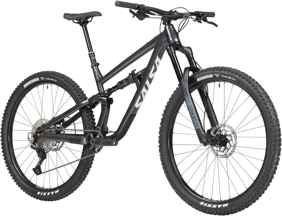 Salsa Blackthorn Deore 12 Bike - 29" Aluminum Dark Gray X-Large