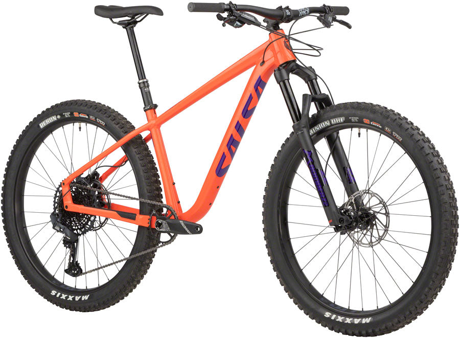 Salsa Timberjack GX Eagle 27.5+ Bike - 27.5" Aluminum Red Orange X-Small