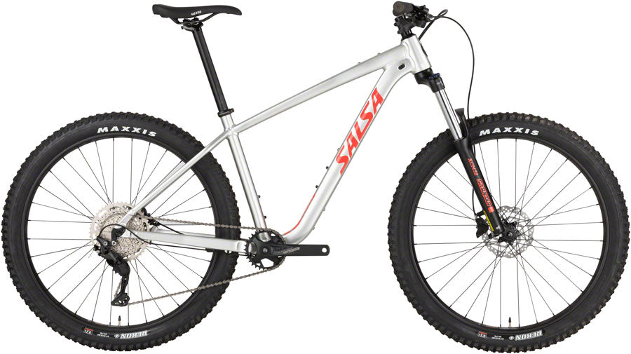 Salsa Rangefinder Advent X 27.5+ Bike - 27.5" Aluminum Silver Large