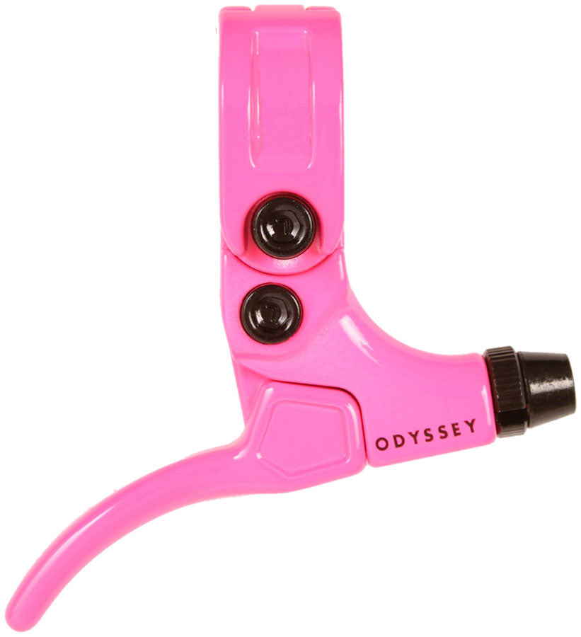 Odyssey Monolever Short Brake Lever - Right Hot Pink
