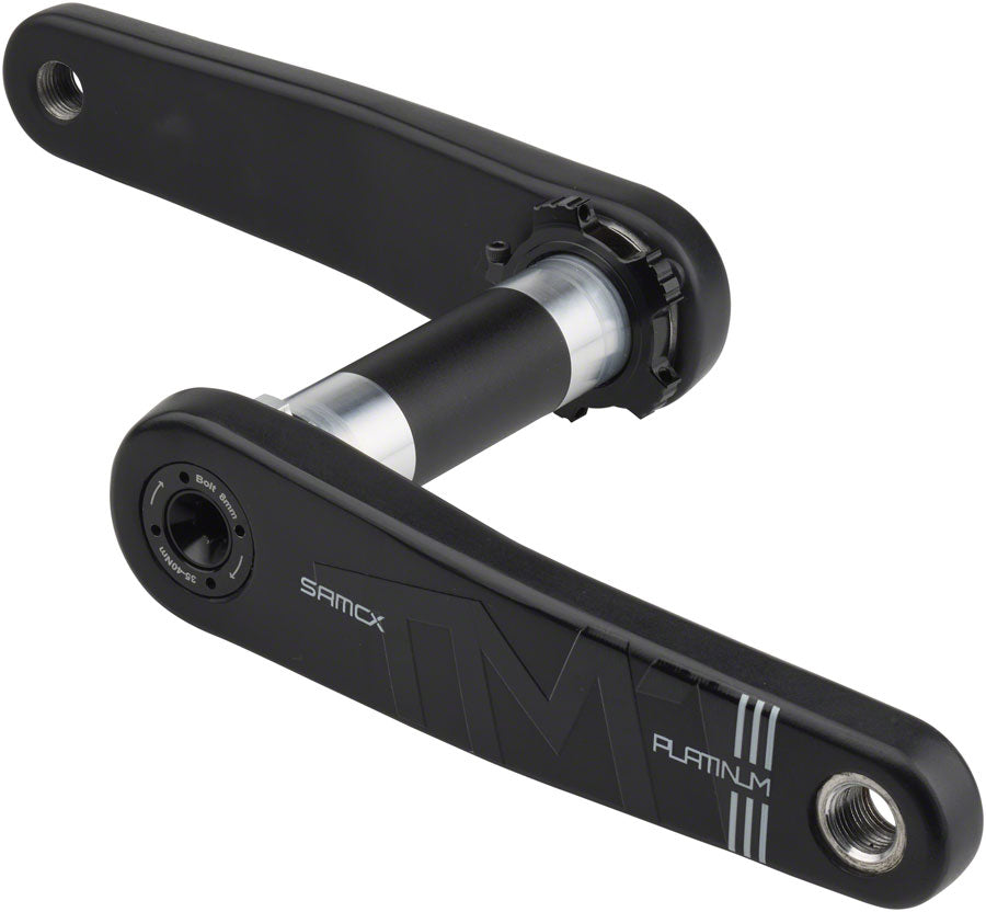 Samox Platinum TM-1 Carbon Crankset - 160mm 3-Bolt Direct Mount DUB Spindle BLK