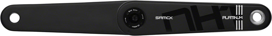 Samox Platinum DH-1 Carbon Crankset - 155mm 3-Bolt Direct Mount DUB Spindle BLK