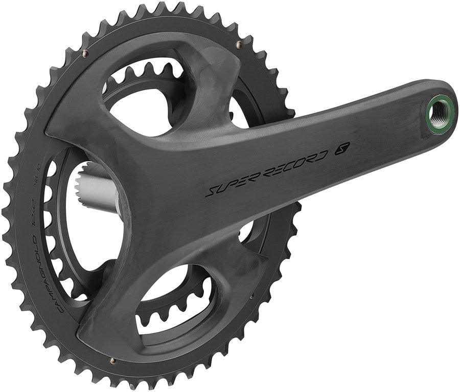 Campagnolo Super Record S Wireless Crankset - 165mm 12-Speed 50/34t Campy 121/88 Asym BCD Ultra Torque Spindle Carbon