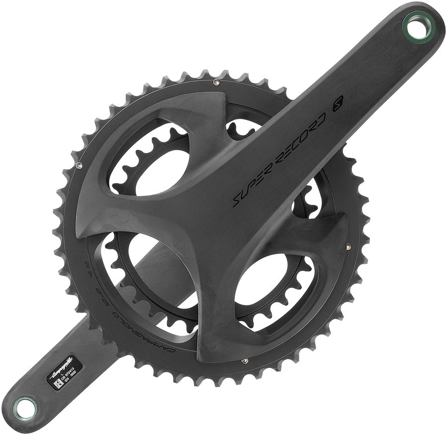 Campagnolo Super Record S Wireless Crankset - 165mm 12-Speed 45/29t Campy 121/88 Asym BCD Ultra Torque Spindle Carbon