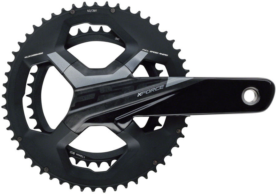 Full Speed Ahead K-Force WE Crankset - 172.5mm 11/12-Speed 50/34t 110BCD 386 EVO Spindle Interface BLK